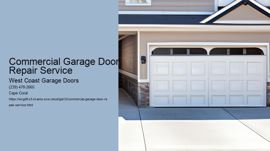 Commercial Garage Door Repair Service