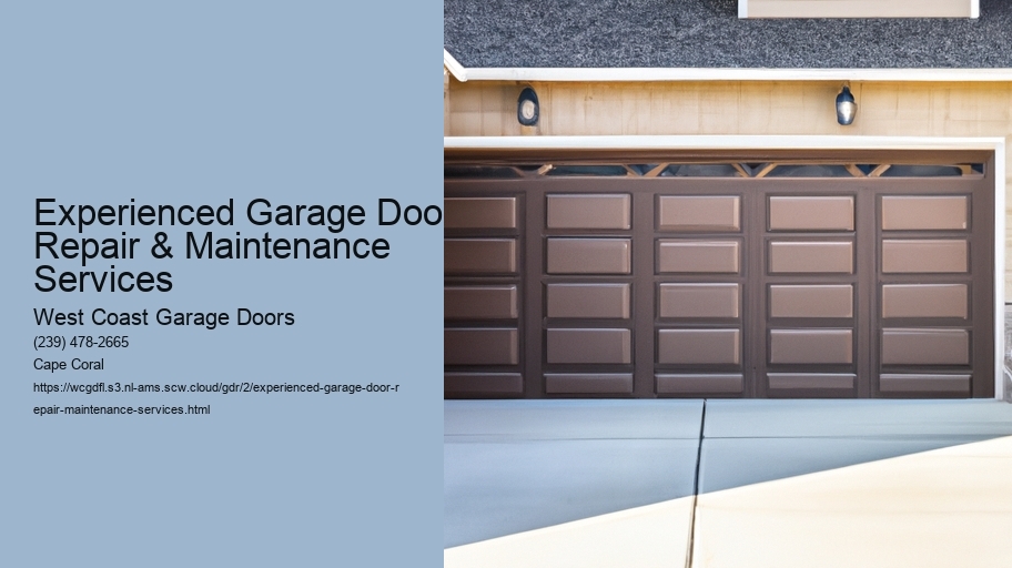 Experienced Garage Door Repair & Maintenance Services