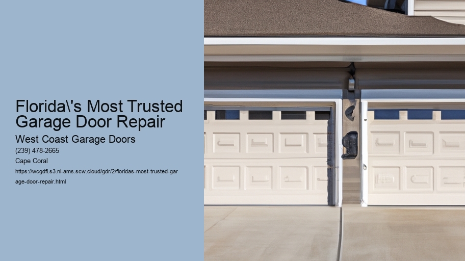 Florida's Most Trusted Garage Door Repair