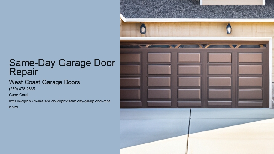 Same-Day Garage Door Repair